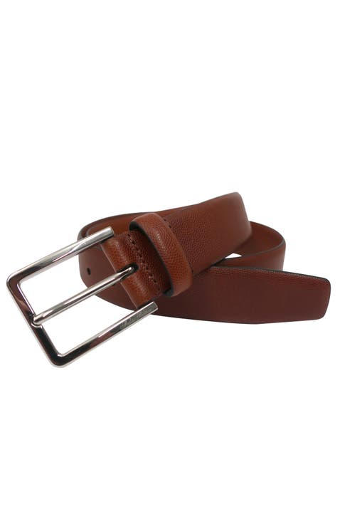Top Grain Leather Embossed Belt