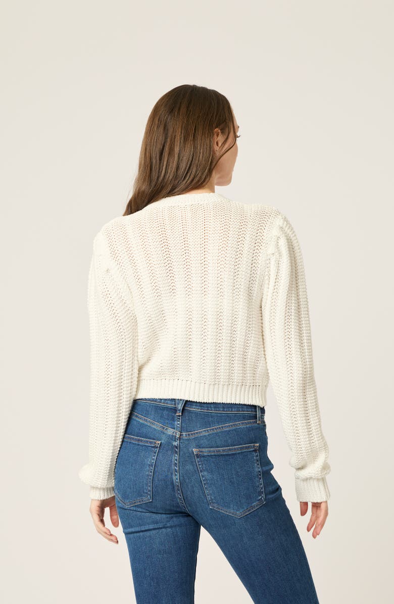 BTB Los Angeles Jade Cardigan, Alternate, color, White