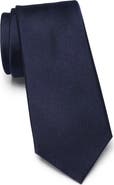 SAVILE ROW CO Solid Silk Blend Tie