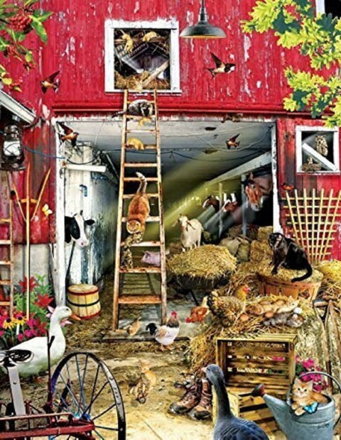 Moving Day 1000 piece Jigsaw Puzzle for Adults Large Pieces