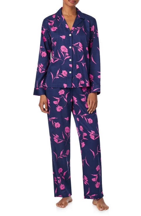 Print Cotton Blend Pajamas