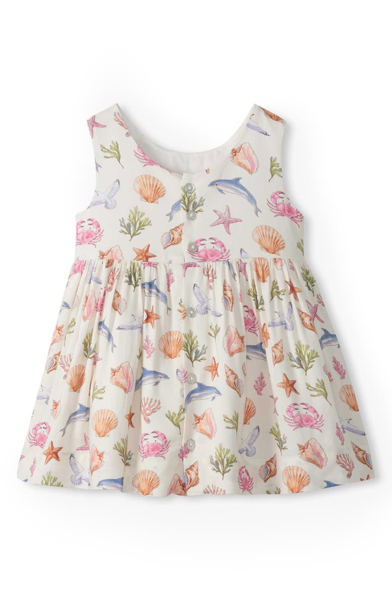 Hatley Kids' Sea Life Print Sleeveless Dress, Alternate, color, Natural