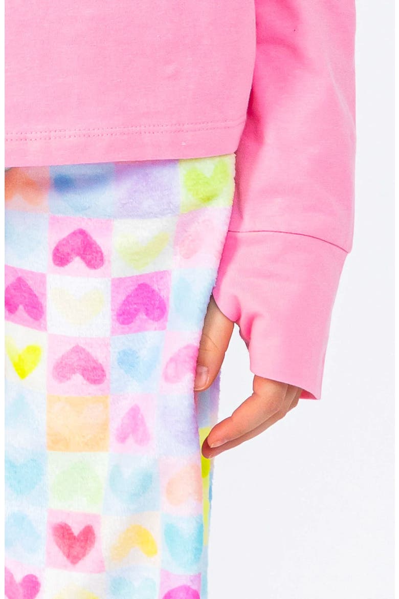 Love More Plush Lounge Pants, Alternate, color, Multicolor