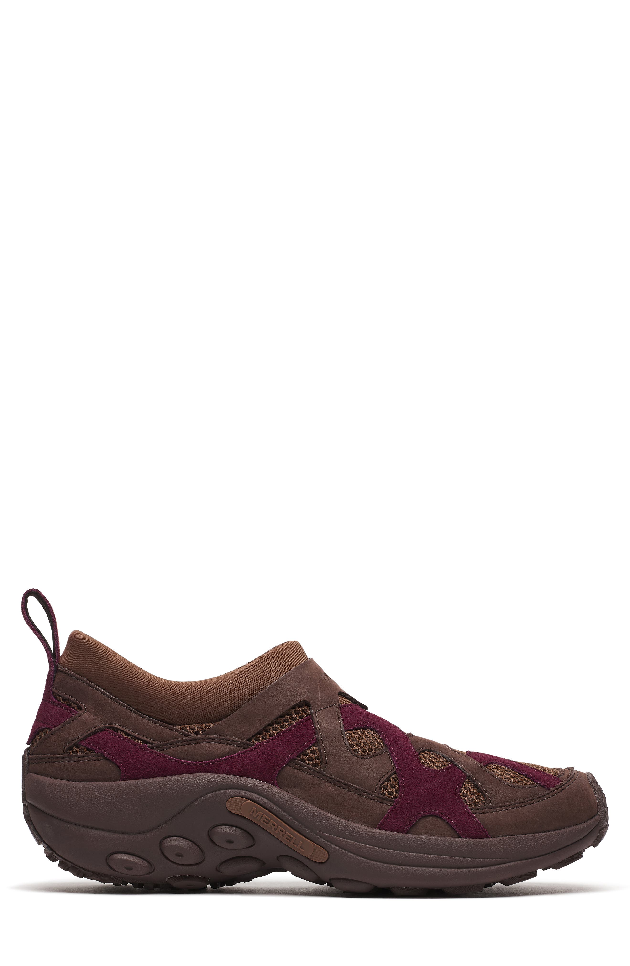 Merrell Jungle Moc Evo Vent Slip-On Sneaker, Alternate, color, Dark Cherry/ Coffee