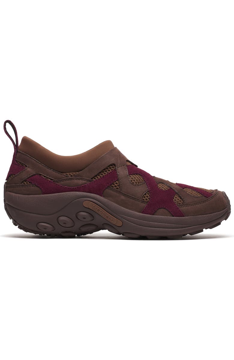 Merrell Jungle Moc Evo Vent Slip-On Sneaker, Alternate, color, Dark Cherry/ Coffee