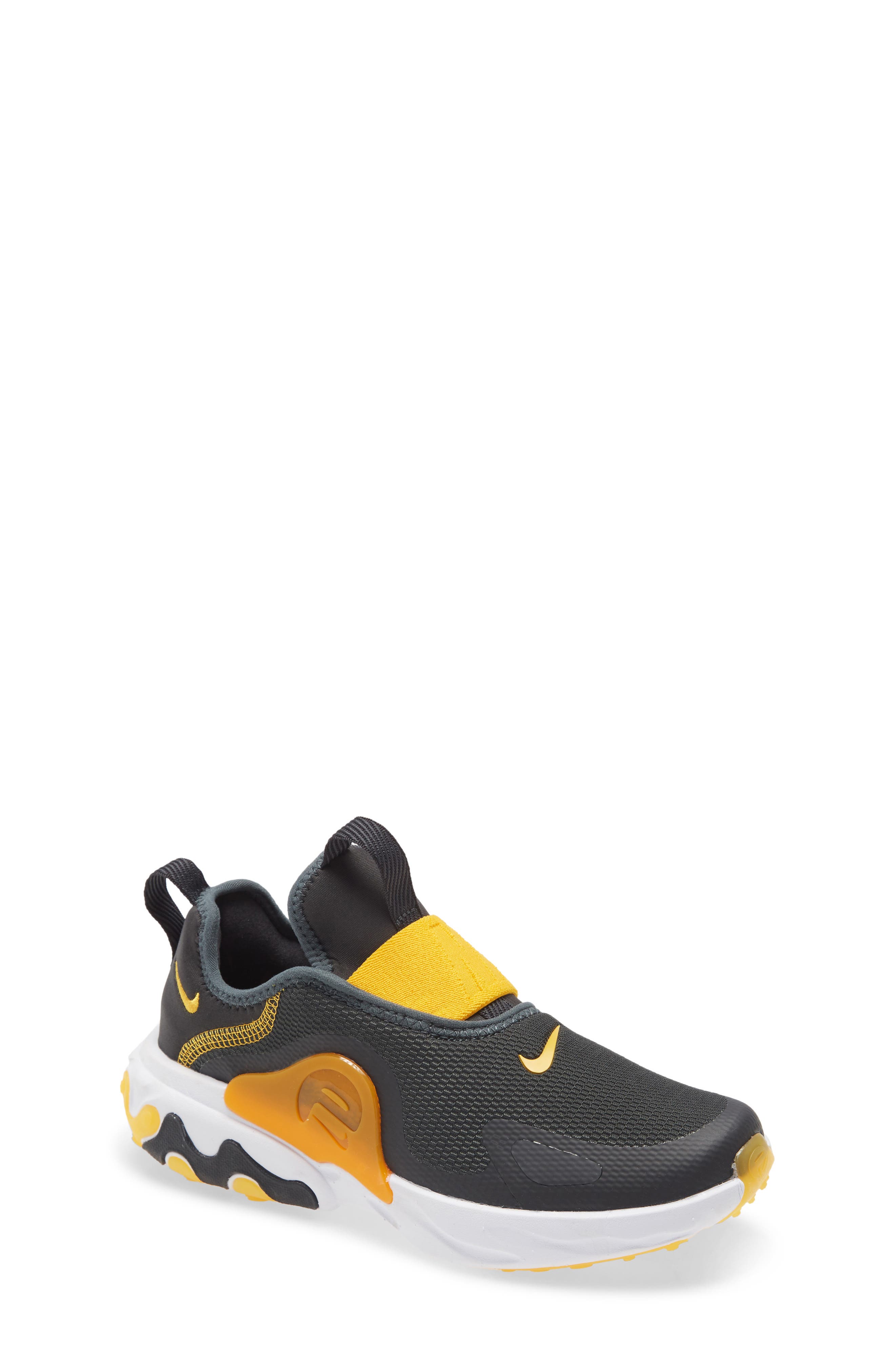 React Presto Extreme Sneaker, Main, color, SMOKE GREY/ UNIVERSITY GOLD