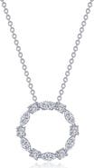 Lafonn Simulated Diamond Circle Pendant Necklace
