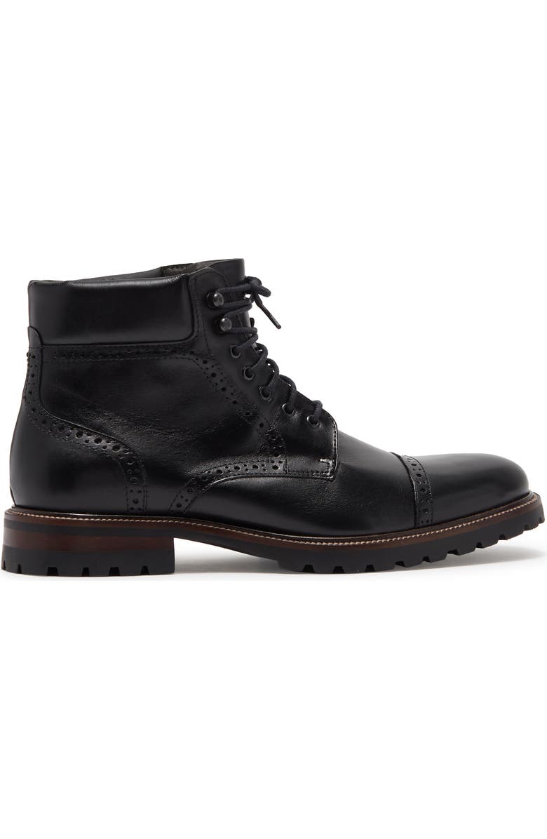 Johnston & Murphy JOHNSTON AND MURPHY Stratford Cap Toe Leather Boot, Alternate, color,