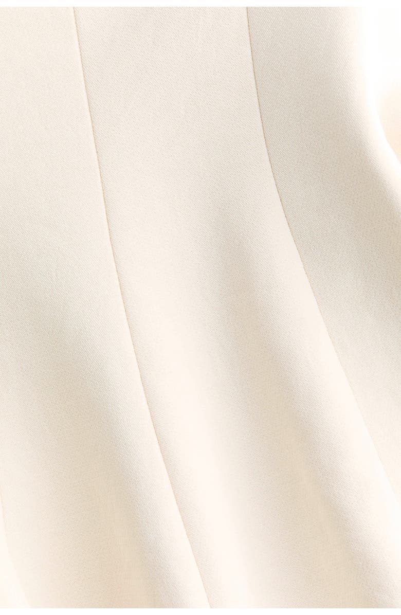 H&M Bandeau Peplum Top, Alternate, color, Ivory