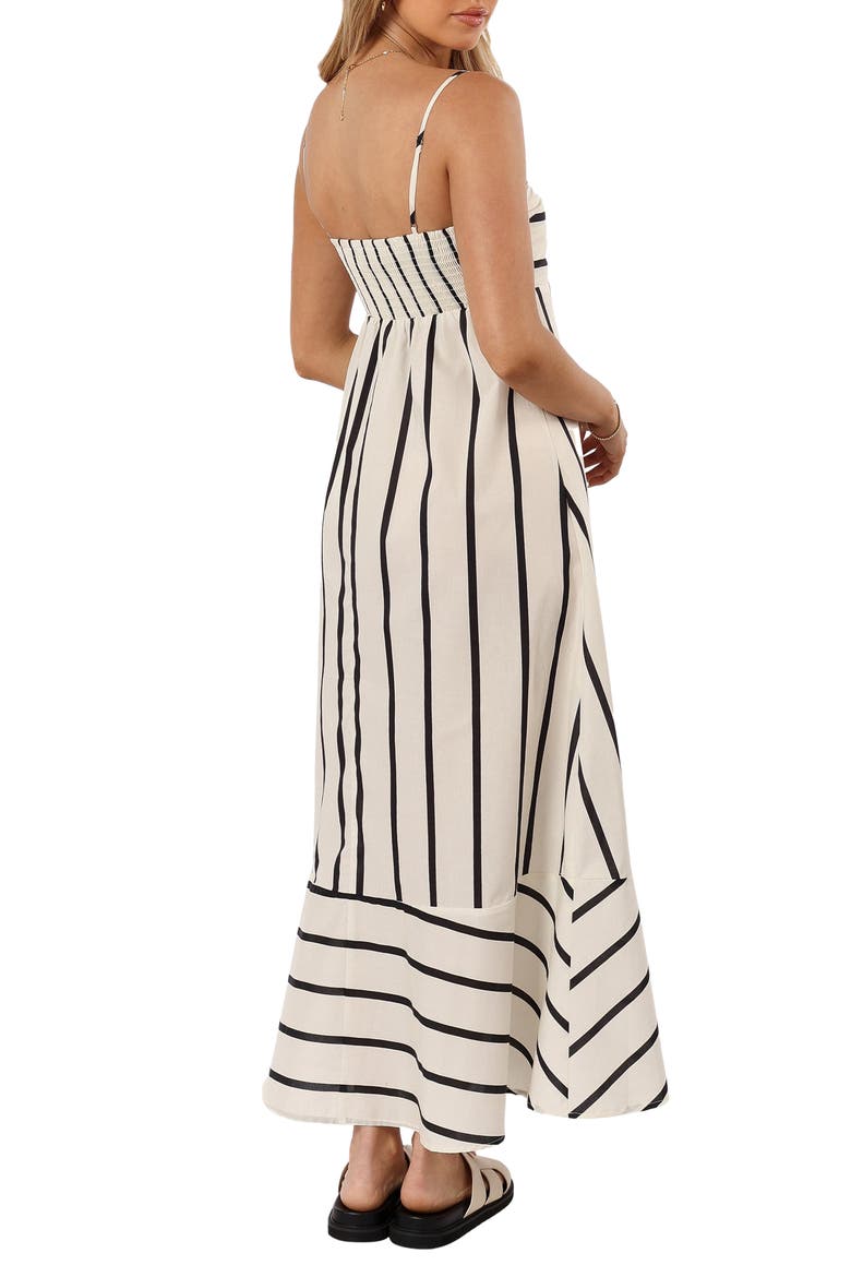 Shantelle Stripe Cotton Sundress, Alternate, color, CREAM STRIPE