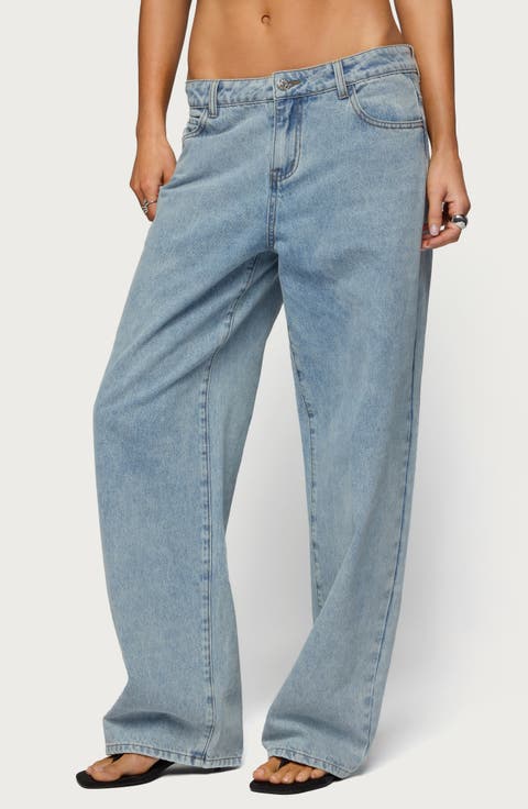 Dalina Low Rise Baggy Jeans