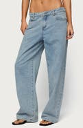 EDIKTED Dalina Low Rise Baggy Jeans