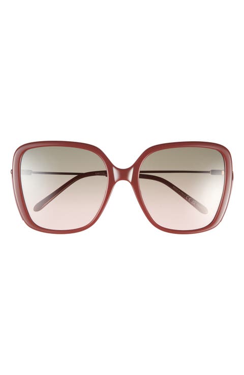 57mm Square Sunglasses