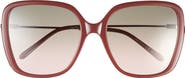 Chloé 57mm Square Sunglasses