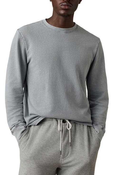 Organic Cotton Blend French Terry Long Sleeve T-Shirt