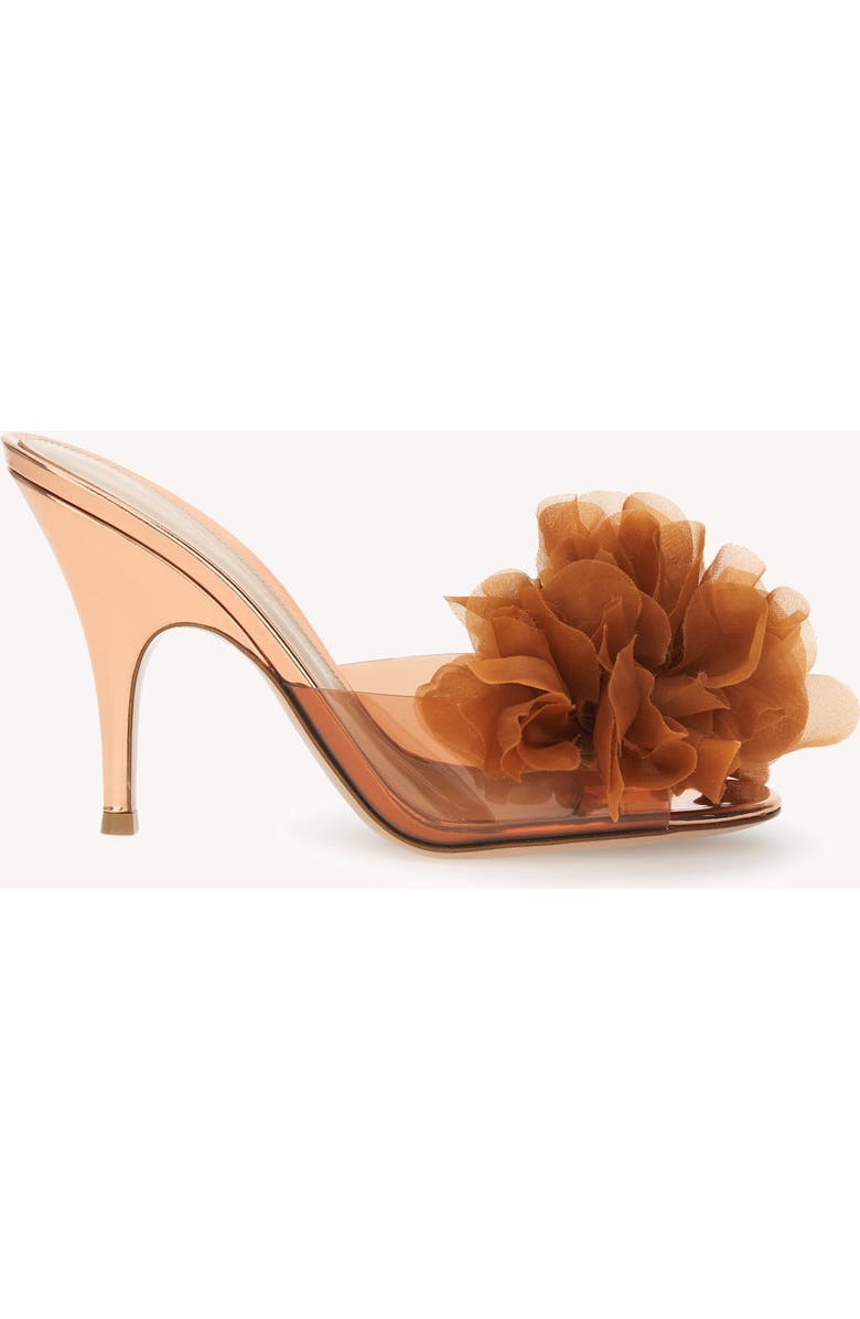 Gianvito Rossi Igea Mules, Main, color, Metallic Rust Tpu