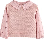 NEXT Kids' Mixed Media Cotton Sweater Vest