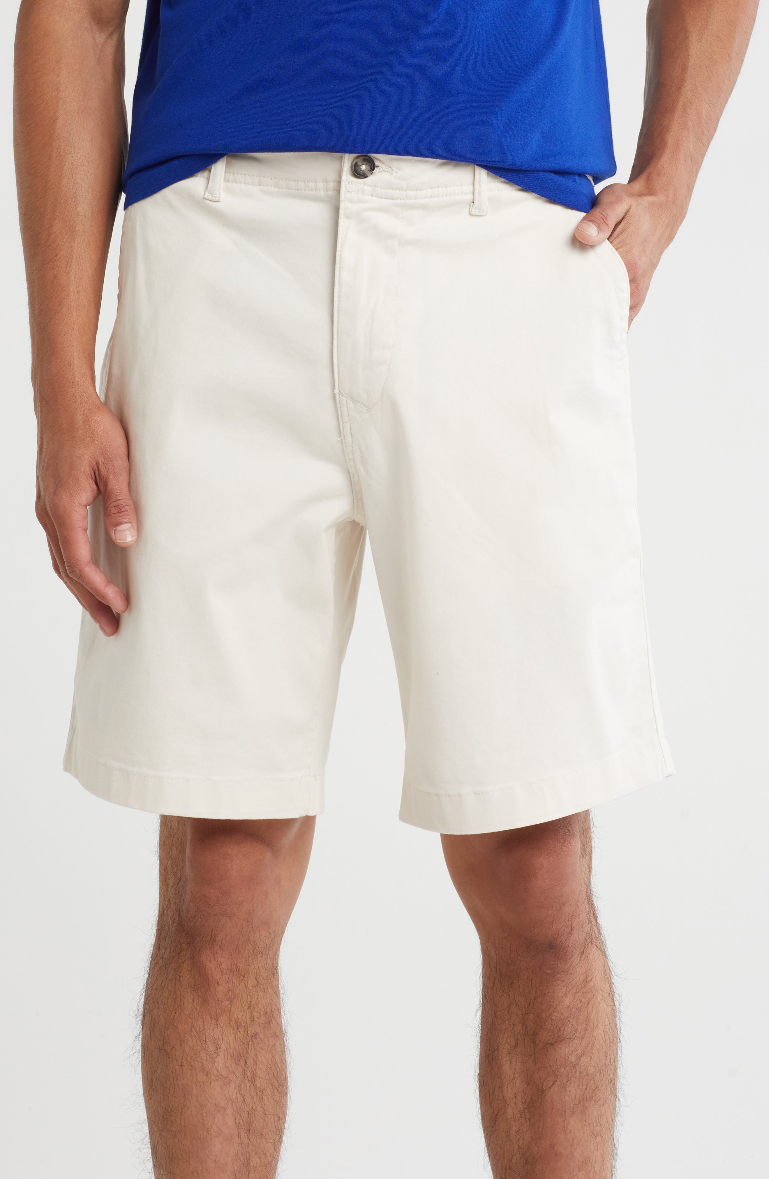 Lucky Brand Stretch Cotton Sateen Chino Shorts