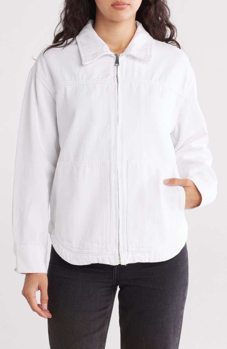 Steve Madden Denim Utility Shirt Jacket, Main, color,