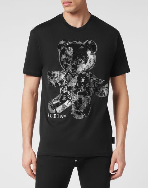 T-Shirt Round Neck Ss Teddy Glass Men