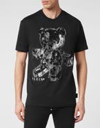 PHILIPP PLEIN T-Shirt Round Neck Ss Teddy Glass Men