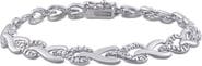 Julianna B. 1 CTW Diamond Bracelet Sterling Silver