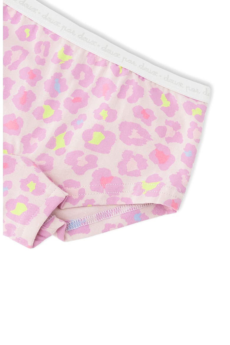 Organic Cotton Animal Boyshort Panty, Alternate, color, Purple Animal Print