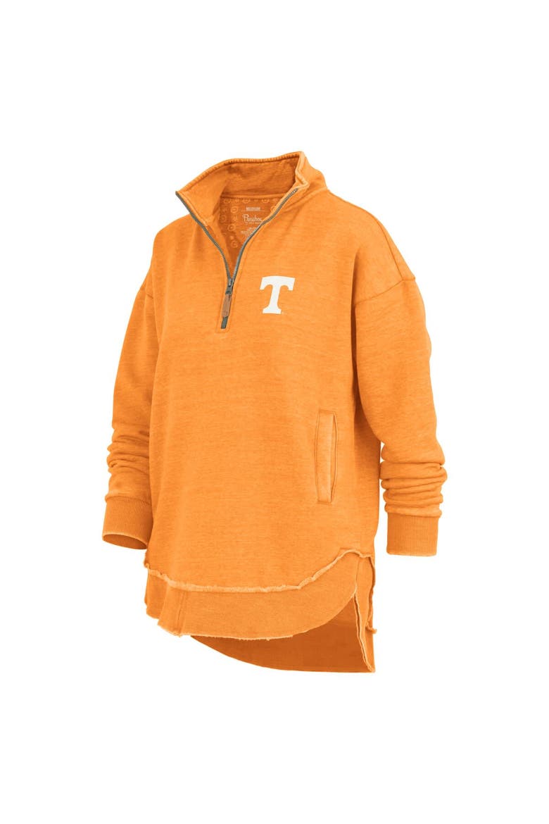 Women's Pressbox Tennessee Orange Tennessee Volunteers Northfork Sojourn Poncho Quarter-Zip Sweatshirt, Alternate, color, Tennessee Orange