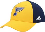 adidas Men's adidas Gold/Navy St. Louis Blues Team Adjustable Hat