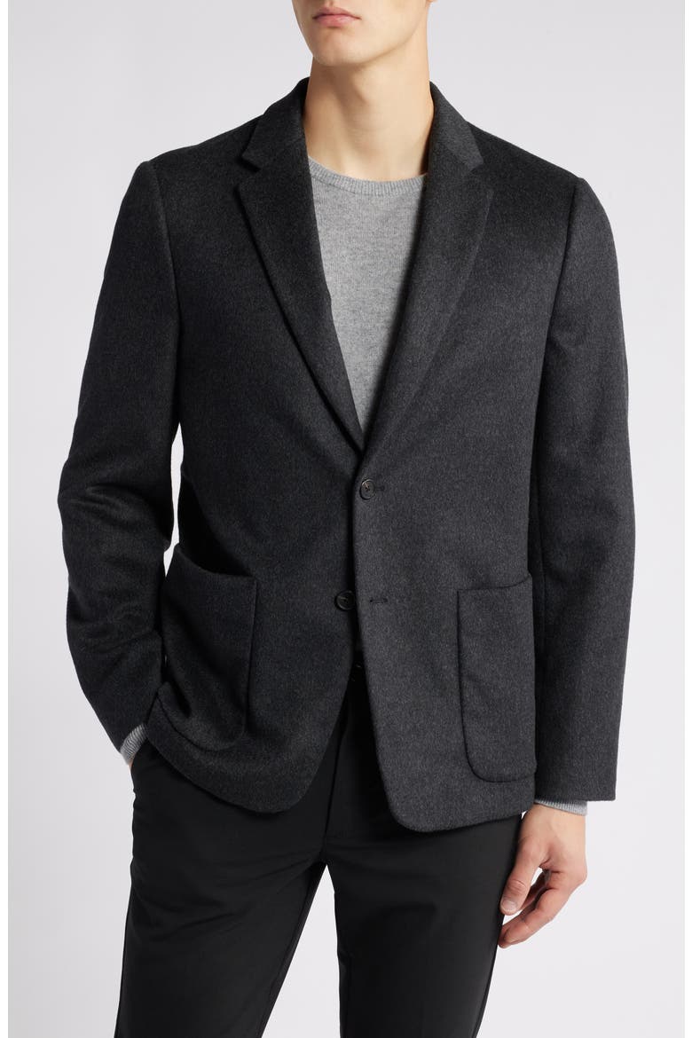 Clinton Wool & Cashmere Blazer, Alternate, color, CHMG