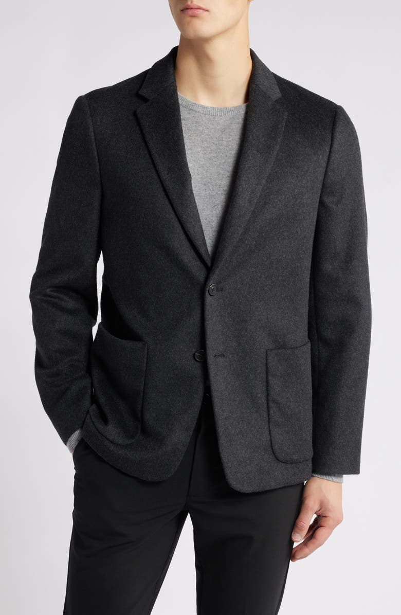 Theory Clinton Wool & Cashmere Blazer, Alternate, color, Chmg