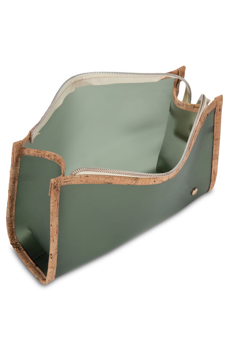 Stephanie Johnson Miami Thyme Medium Zip Cosmetics Bag, Alternate, color, Thyme