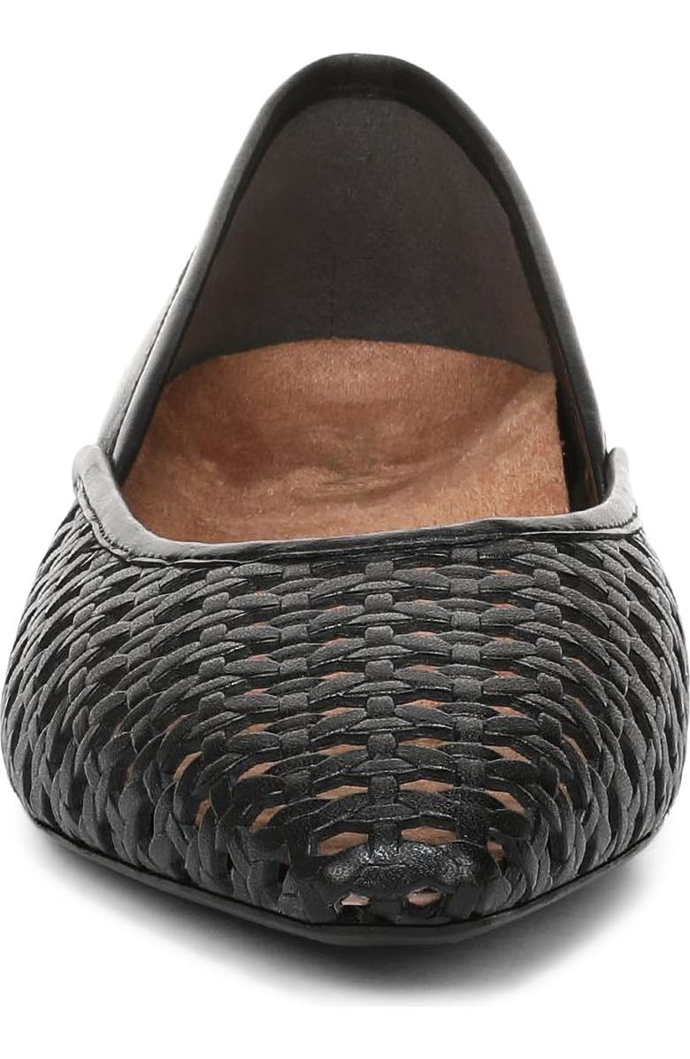 Vionic Gracia Flat, Alternate, color, Black Woven
