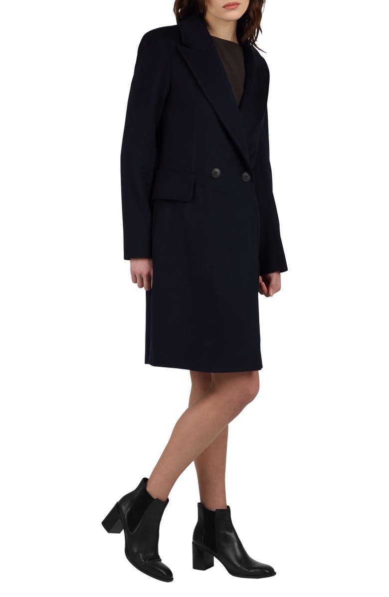 Fleurette Dax Double Breasted Wool Coat, Alternate, color,