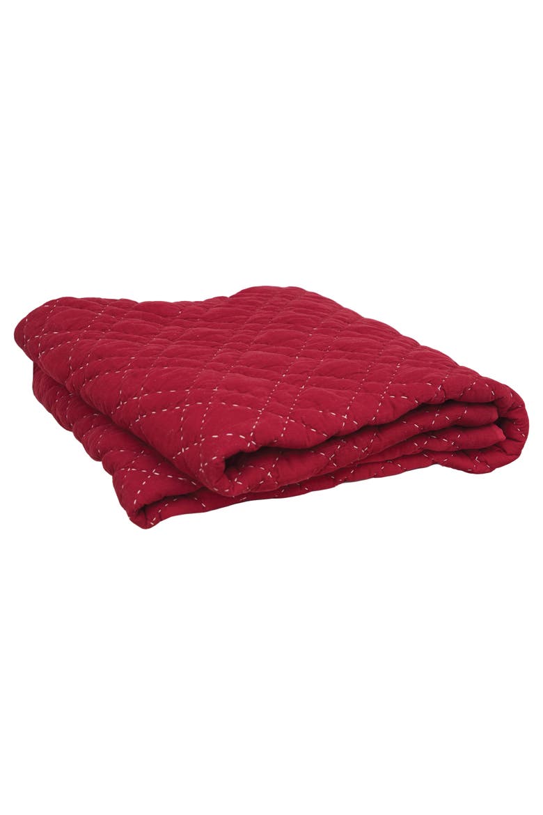Elliot Quilted Comforters, Main, color, Red