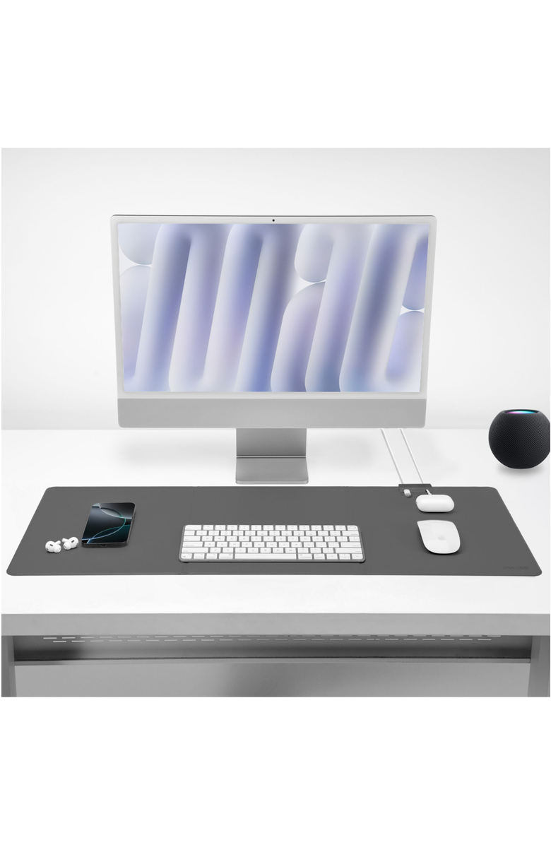 Function101 WorkPad with Magnetic Cable Manager, Alternate, color, Dark Gray