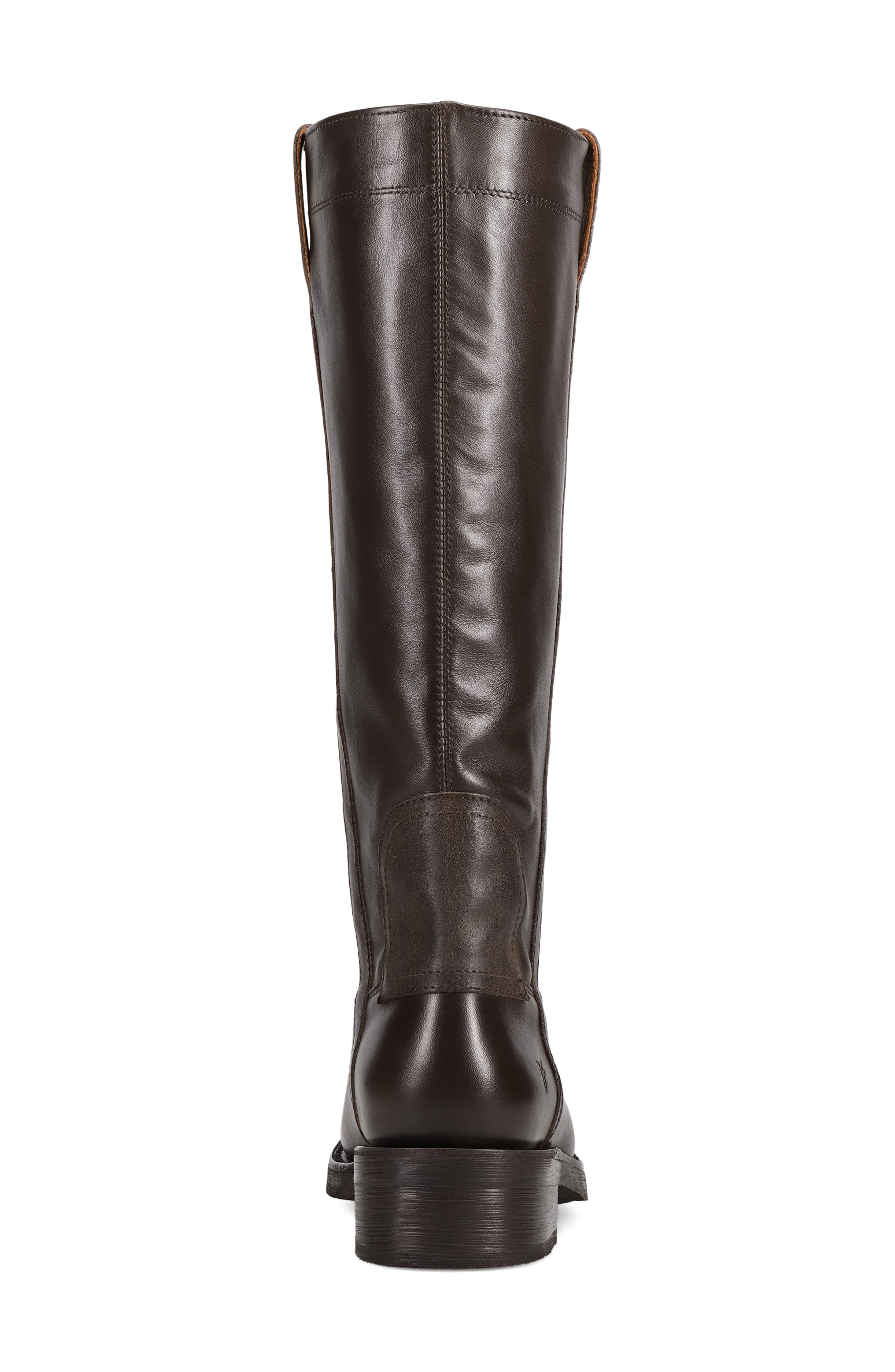 Viv Knee High Riding Boot, Alternate, color, DARK BROWN