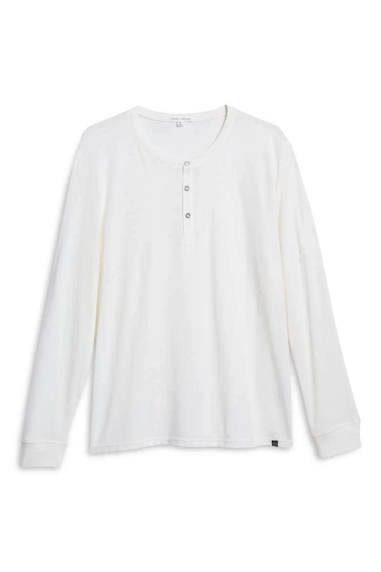 Long Sleeve Henley, Alternate, color, WHITE