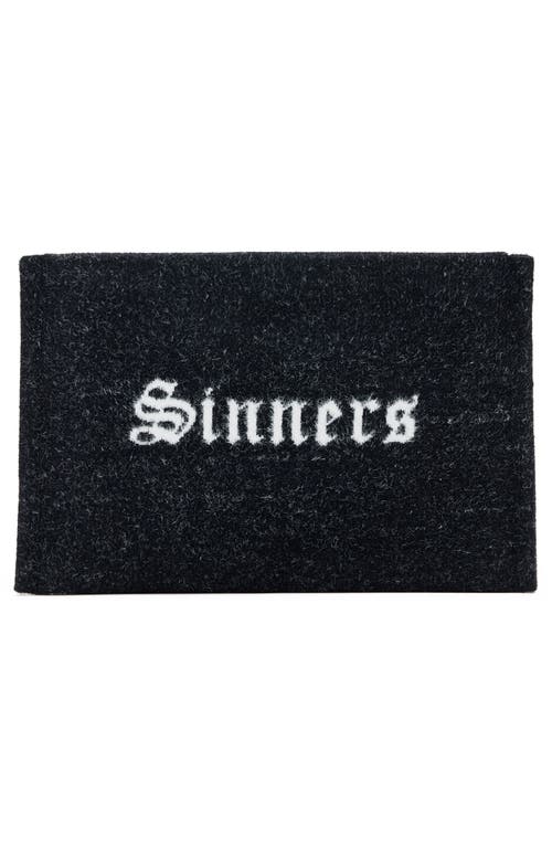 Allsaints Izzy Sinners Recycled Polyester Clutch In Black