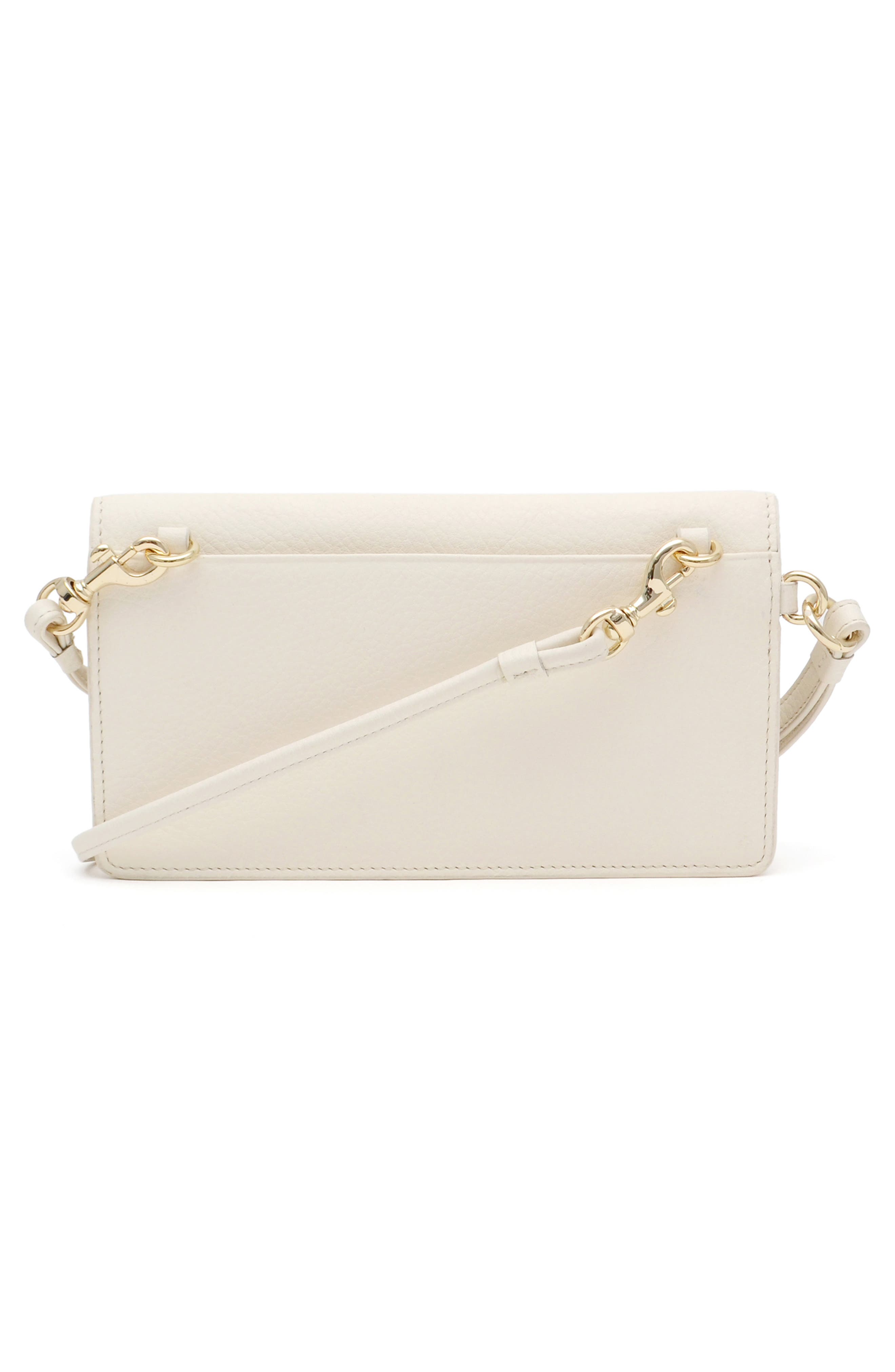 Thacker Alexa Soft Pebble Crossbody Bag, Alternate, color, Eggshell