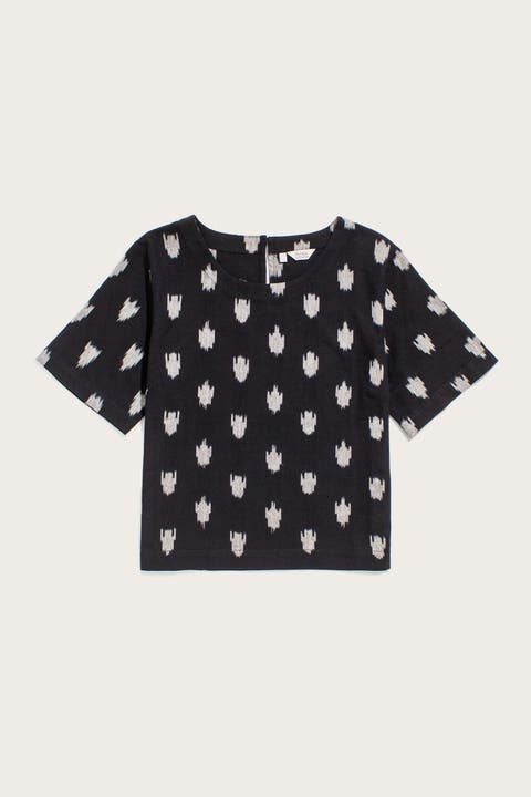 Leona Boxy Cropped Shirt