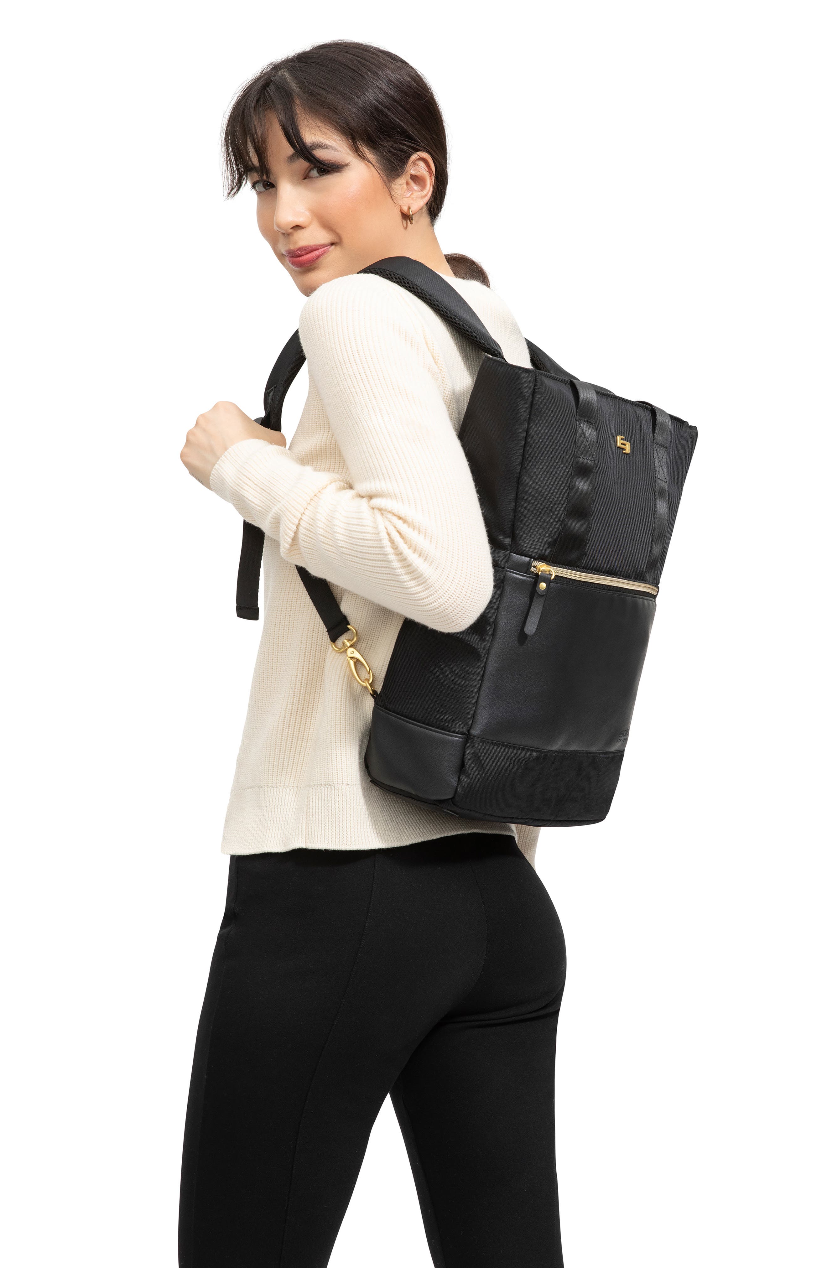 SOLO NEW YORK Parker Hybrid Tote, Alternate, color, Black