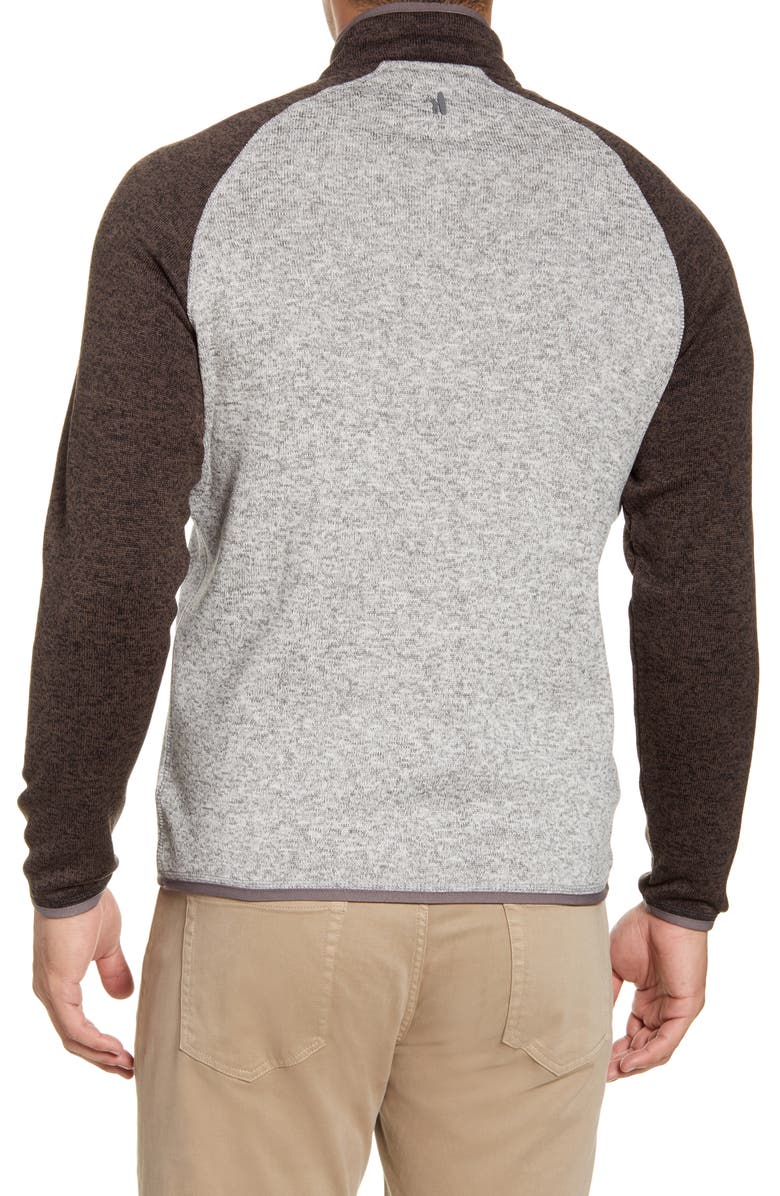 johnnie-O Alberta Water Resistant Quarter Zip Fleece Pullover, Alternate, color, 