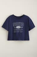 Treasure & Bond Kids' Crop Cotton Graphic T-Shirt