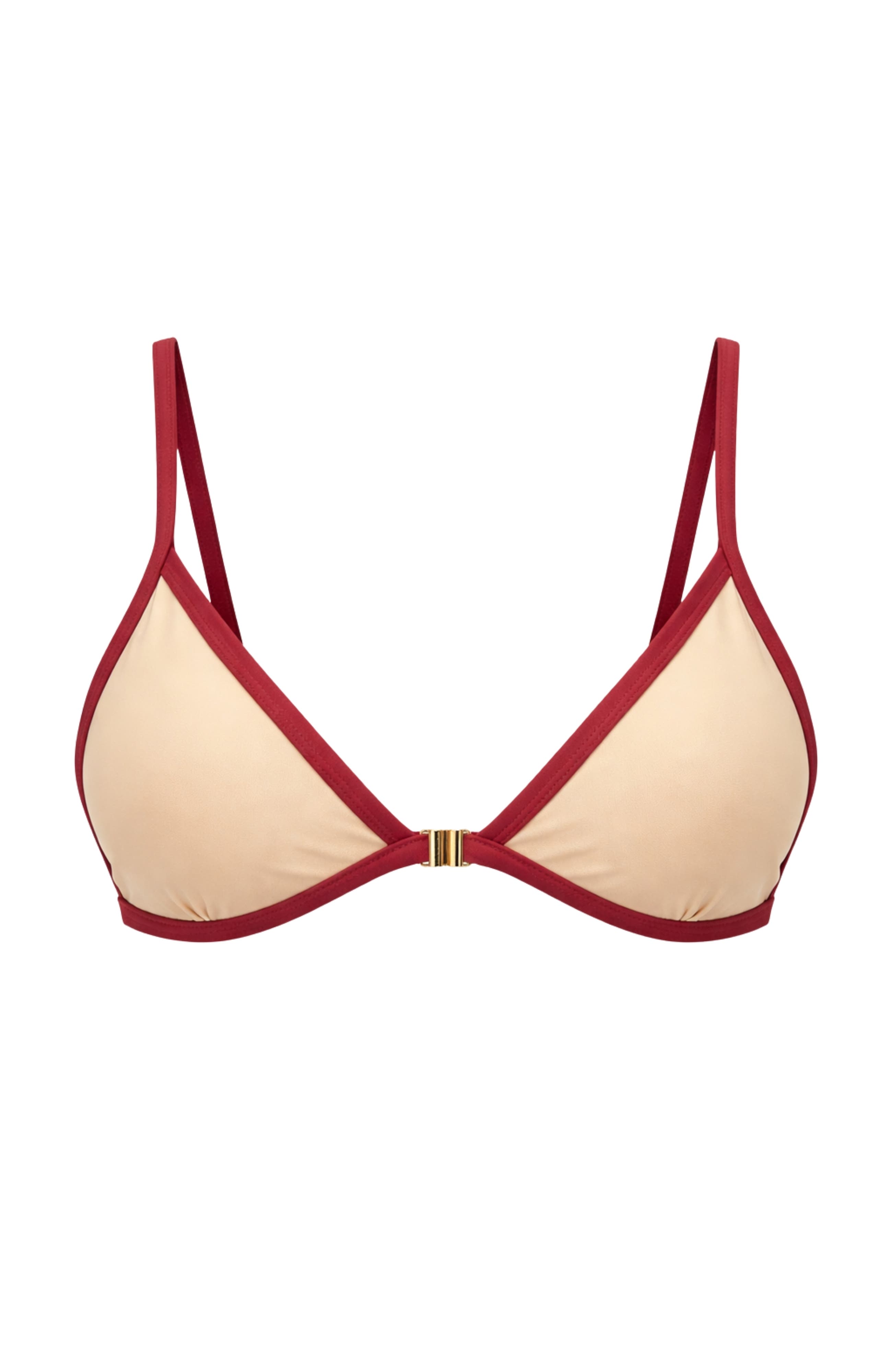 Red and Beige