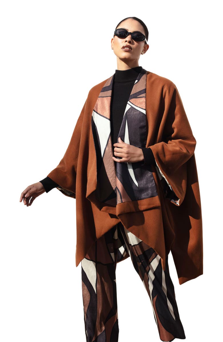 DIARRABLU Amy Reversible Poncho, Alternate, color,