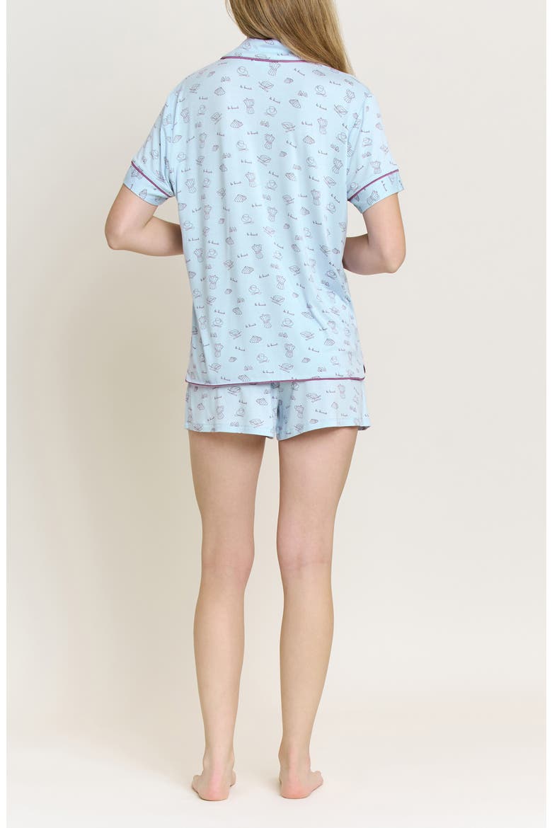 All American Shortie Pajamas, Alternate, color, DREAMY BRUNCH