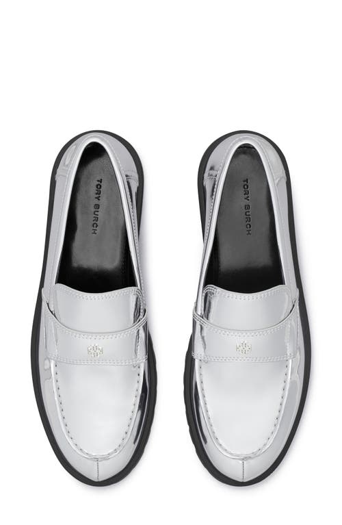 Tory Burch Metallic Medallion Classic Lug-sole Loafers
