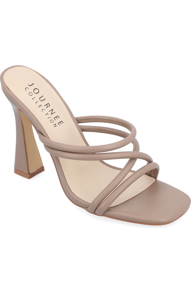 Journee Collection Louisse Sandal, Main, color, Taupe