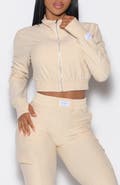 Bombshell Sportswear Cloud Crop Jacket